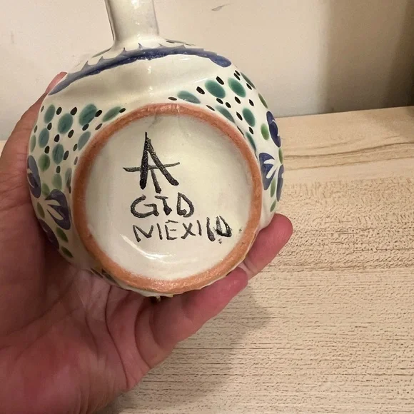 Anthropology Gorky Gonzalez folk art owl mug hand painted Mexico - Picture 5 of 7